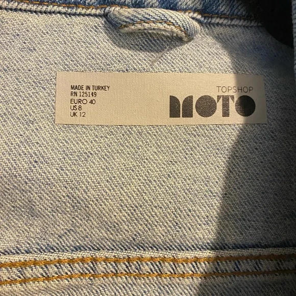 Top Shop Ripped Denim Jacket - Picture 5 of 5